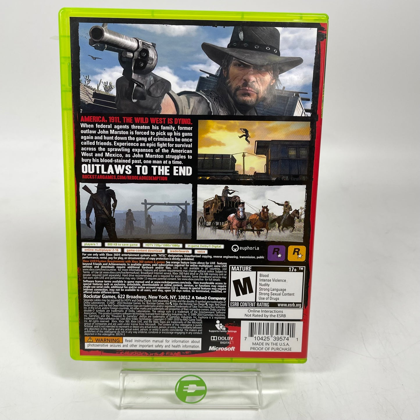 Red Dead Redemption  (Microsoft Xbox 360,  2010)