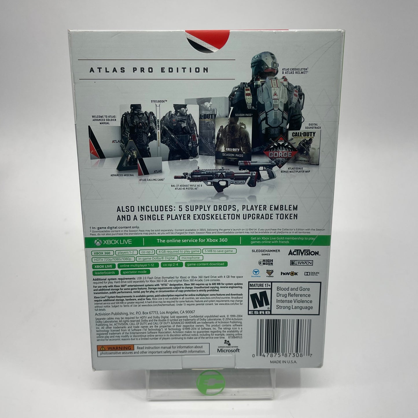 Call of Duty Advanced Warfare [Atlas Pro Edition] (Microsoft Xbox 360, 2014)
