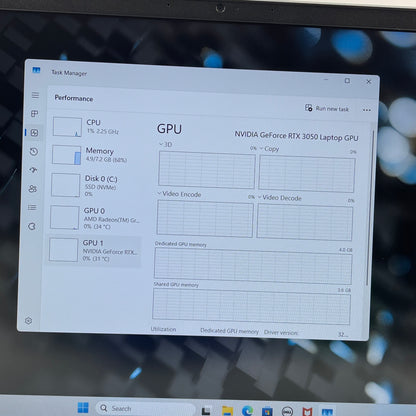 Dell G15 5525 2P3NM 15.6" Ryzen 5 6600H 8GB RAM 512GB SSD GeForce RTX 3050