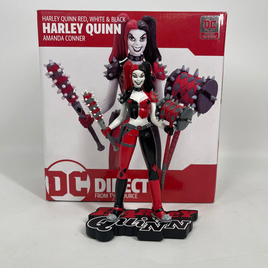 DC Direct Harley Quinn Red White & Black by Amanda Conner Resin Statue