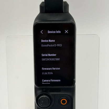 DJI Osmo Pocket 3 9.4MP 3-Axis Gimbal Camera 9FE5