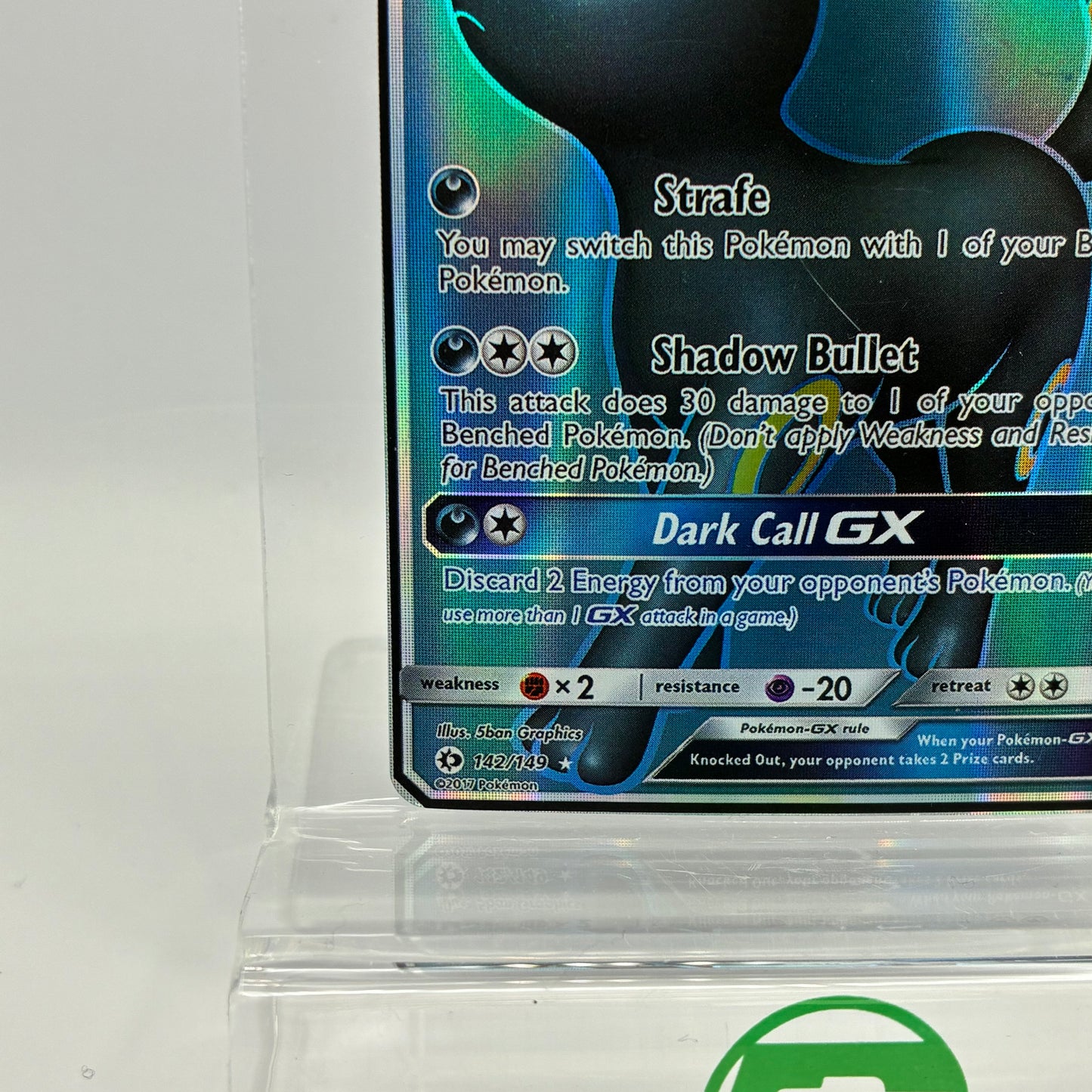 Pokémon TCG Umbreon GX (Full Art) #142 Sun & Moon Trading Card 142/149