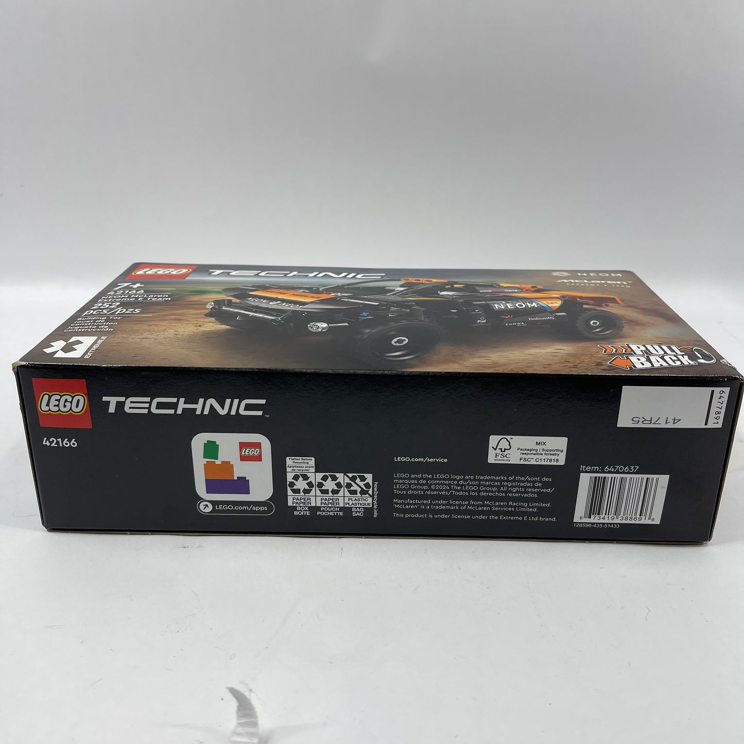 New LEGO TECHNIC NEOM McLaren Extreme E Team Set 42166