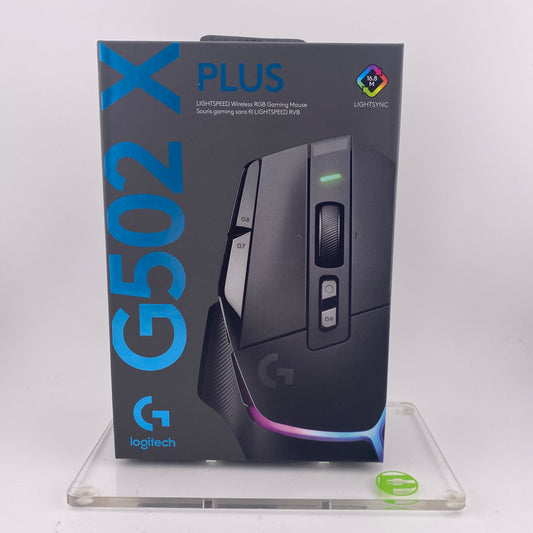 New Logitech G502 X Plus Black 910-006160 Wireless Gaming Mouse For PC and Mac