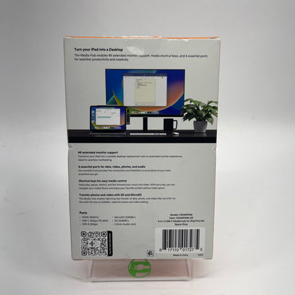 New Hyper HyperDrive 6-In-1 USB-C Media Hub HD449WM