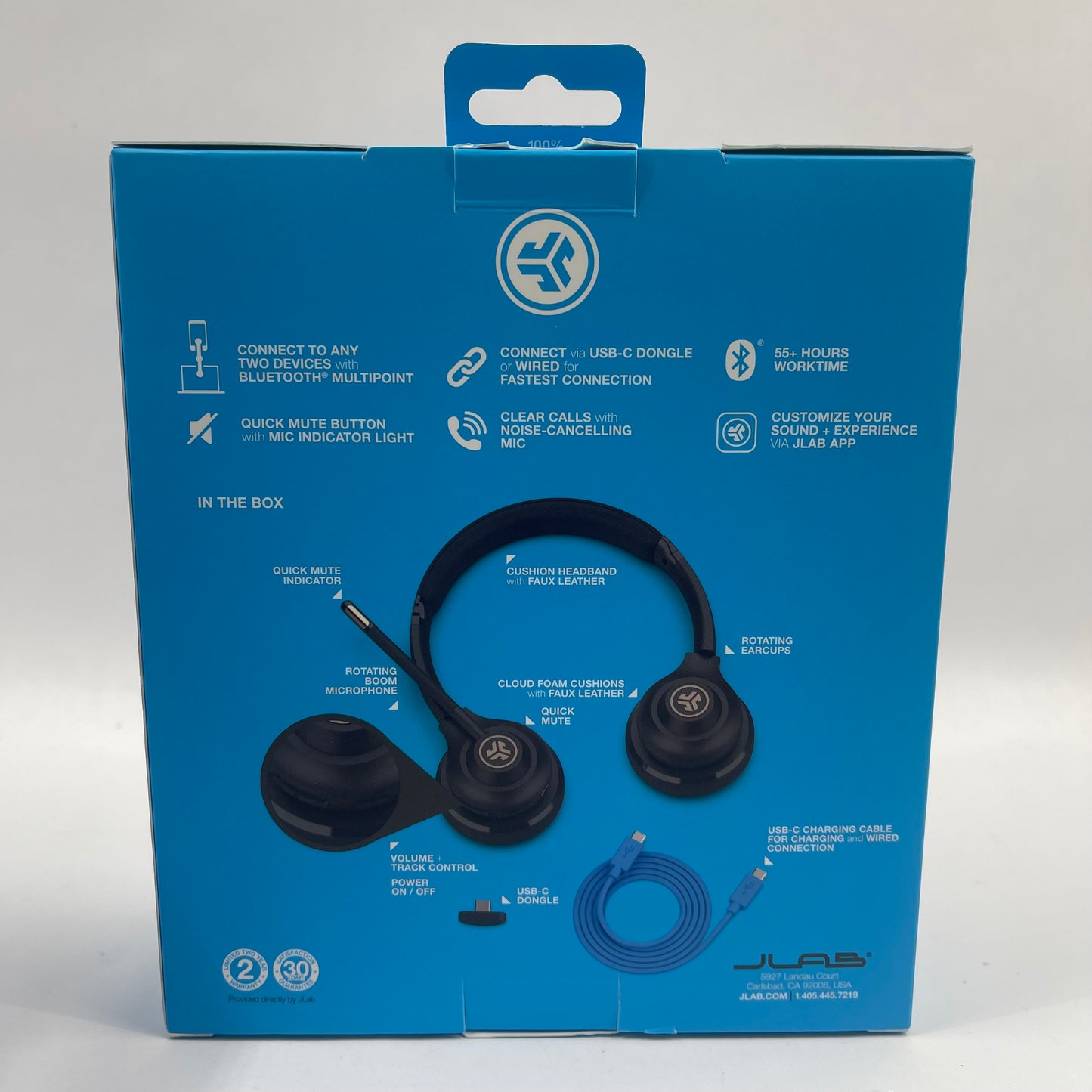 New JLAB GoWork 2nd Gen Wireless On-Ear Headset