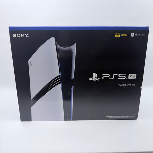 New Sony PlayStation 5 Pro Digital PS5 2TB White Console Gaming System CFI-7019