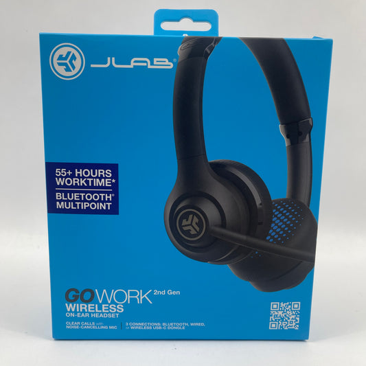 New JLAB GoWork 2nd Gen Wireless On-Ear Headset