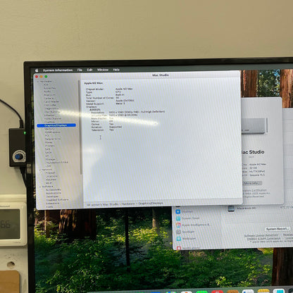 2023 Apple Mac Studio M2 Max 3.5GHz 32GB RAM 512GB SSD Silver MQH73LL/A