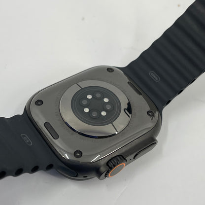 Unlocked Apple Watch Ultra 2 49MM Black Titanium Black Ocean Band  MX4P3LW/A