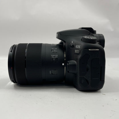 Canon EOS 90D 32.5MP Digital SLR DSLR Camera w/ 18-135mm Canon Lens