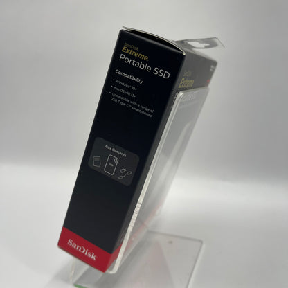 New SanDisk Portable Extreme Portable SSD 2TB 2TB USB-C SSD SDSSDE51-2T00-AW25