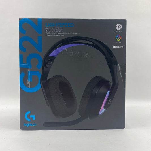 New Logitech G522 Lightspeed Wireless Gaming Headset Black Multi-Platform