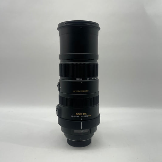Sigma 150-500mm f/5-6.3 APO DG OS HSM For Nikon F Mount Auto & Manual Lens