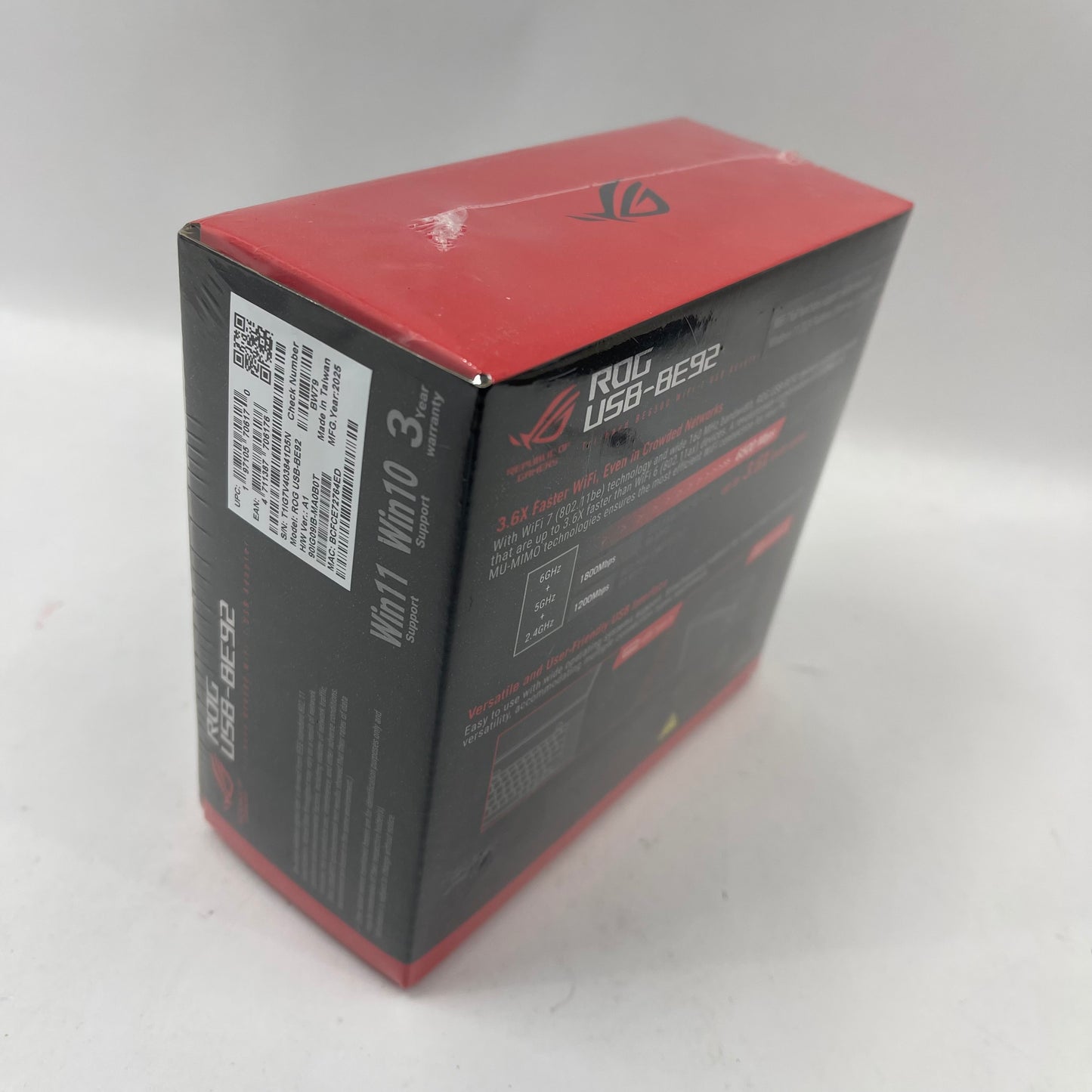 New Asus ROG USB-BE92 Tri-Band BE6500 WiFi 7 USB Adapter