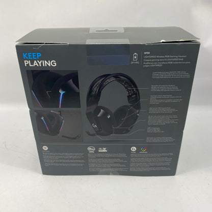 New Logitech G733 LIGHTSPEED Wireless RGB Gaming Headset 981-000863 For PS5 / PC