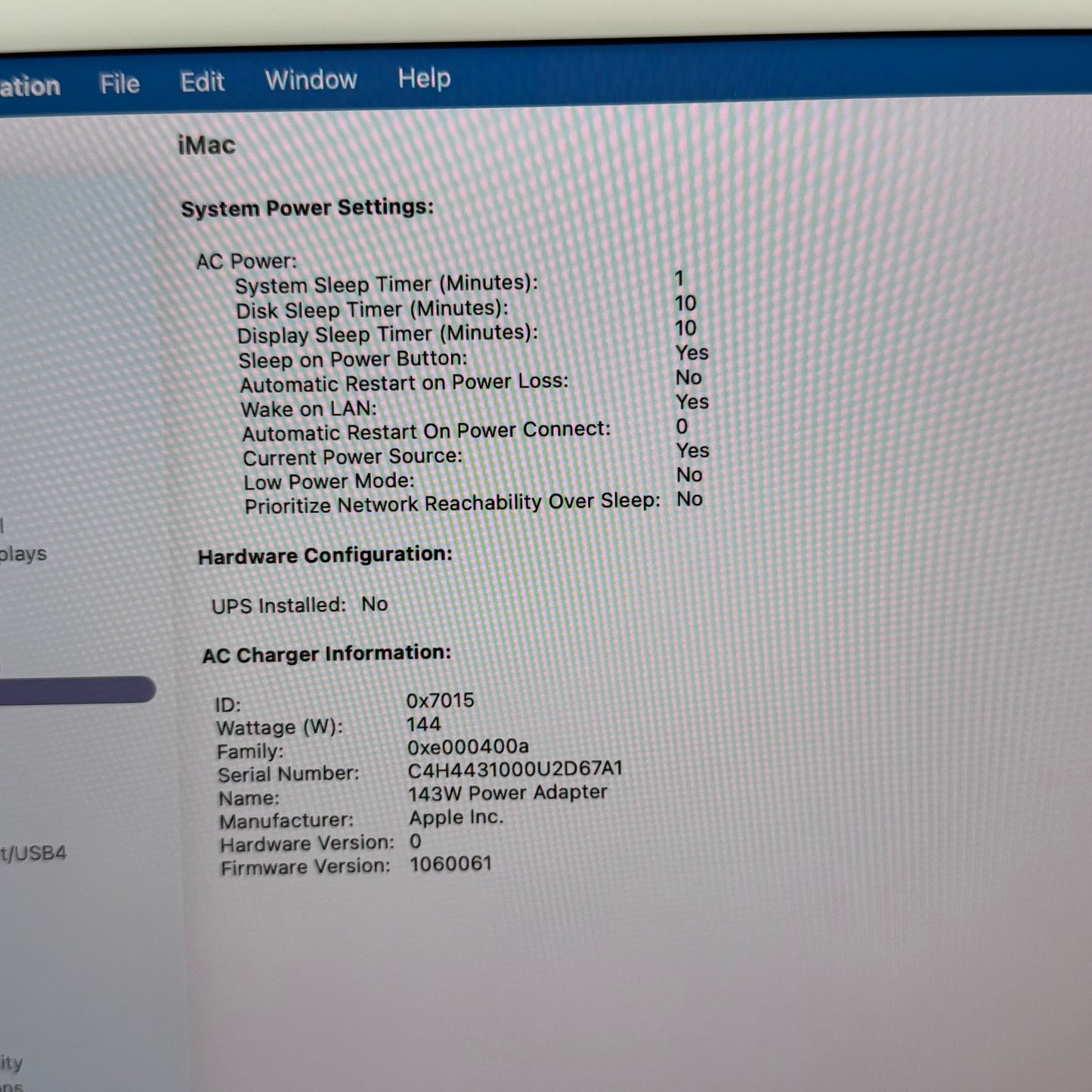 2024 Apple iMac 24" M4 10 Core 4.5GHz 16GB RAM 256GB SSD Purple A3137