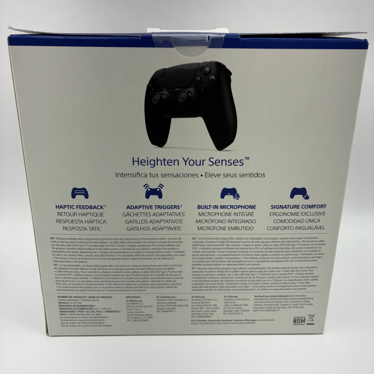 New Sony PlayStation 5 PS5 Dualsense Wireless Controller Black CFI-ZCT2W