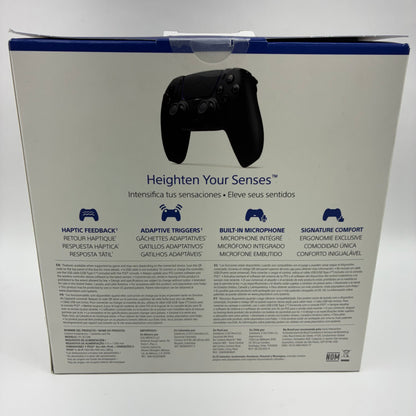 New Sony PlayStation 5 PS5 Dualsense Wireless Controller Black CFI-ZCT2W