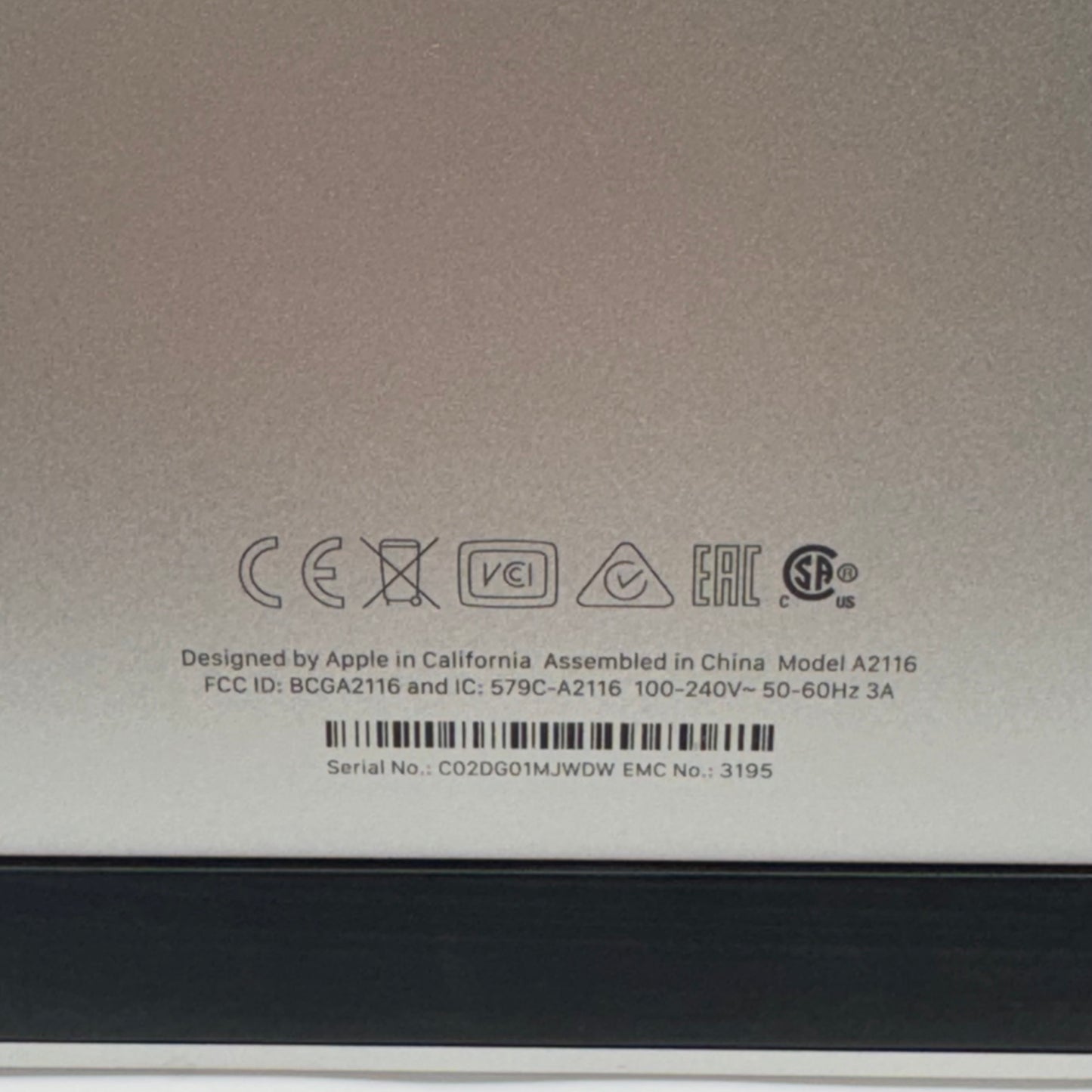 2019 Apple iMac 21.5" i3 3.6GHz 8GB RAM 1TB HDD Silver A2116