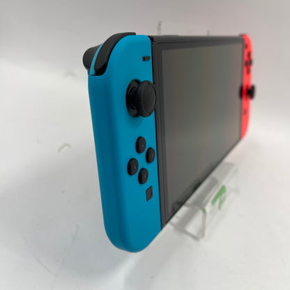 Nintendo Switch OLED Video Game Console HEG-001 Neon Red/Neon Blue