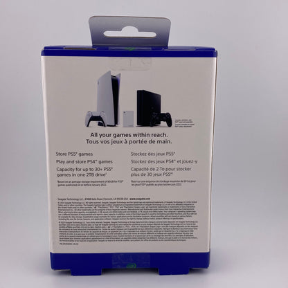 New Seagate Portable Game Drive 2TB Micro USB-B to USB-A HDD For PS4 / PS5