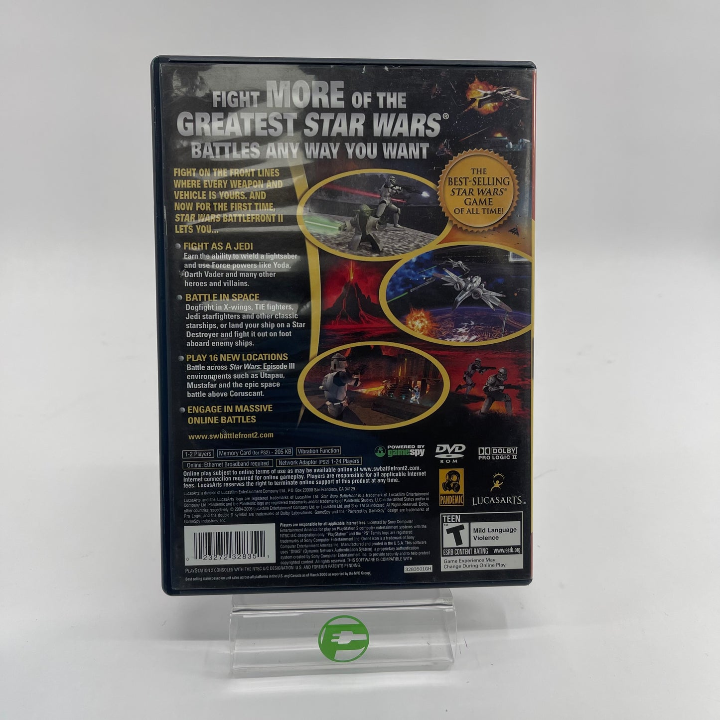 Star Wars Battlefront 2 [Greatest Hits] (Sony PlayStation 2 PS2, 2005)