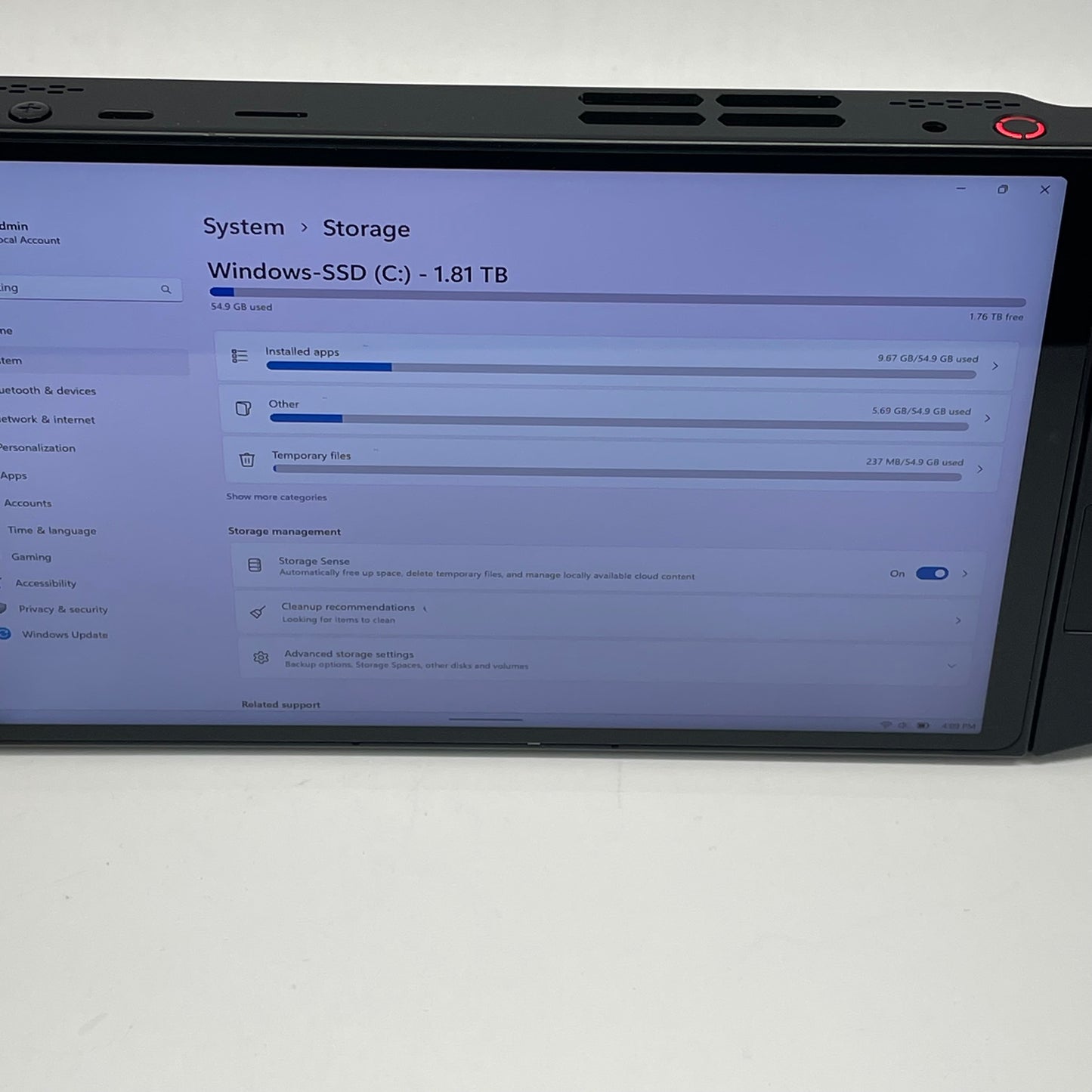 Lenovo Legion Go 8APU1 Ryzen Z1 Extreme 3.30GHz 16GB RAM 2TB SSD