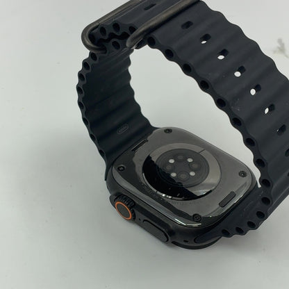 Unlocked Apple Watch Ultra 3 49MM Black Titanium Black Ocean Band MF0J4LW/A