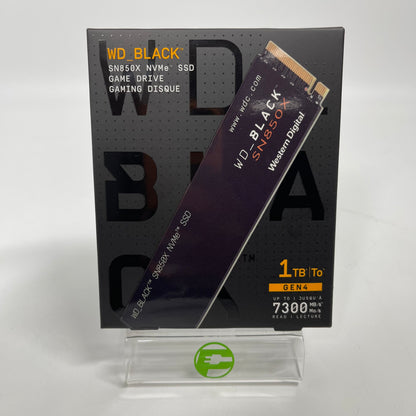 New Western Digital WD SN850X 1TB M.2 2280 PCIe Gen4 NVMe SSD WDBB9G0010BNC
