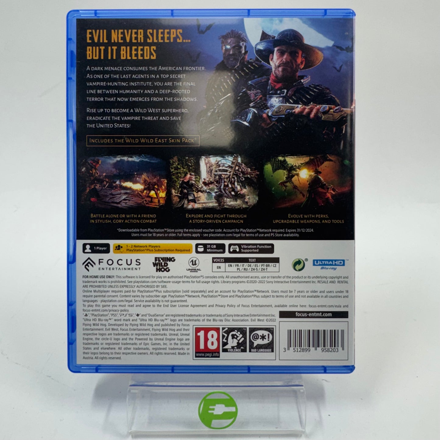 Evil West (Sony PlayStation 5 PS5, 2022) PAL