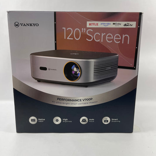 VANKYO PERFORMANCE V700P Portable Smart Projector PERFORMANCE V700W