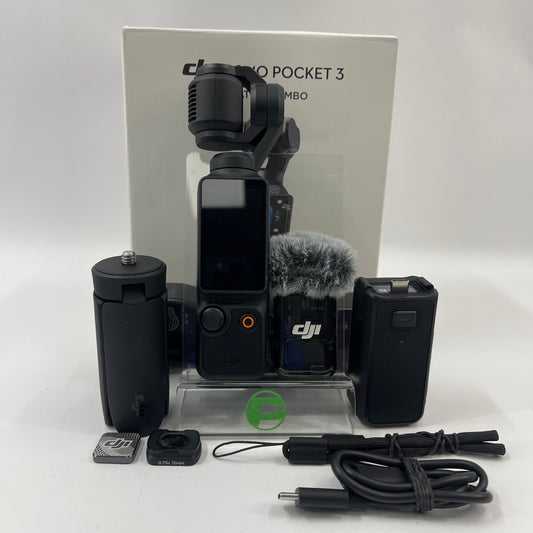 DJI Osmo Pocket 3 Creater Combo 9.4MP 3-Axis Stabilized 4K Handheld Camera