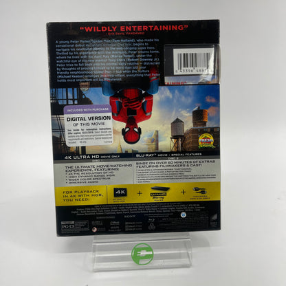 New Sony Spider-Man Homecoming Blu-Ray Disc