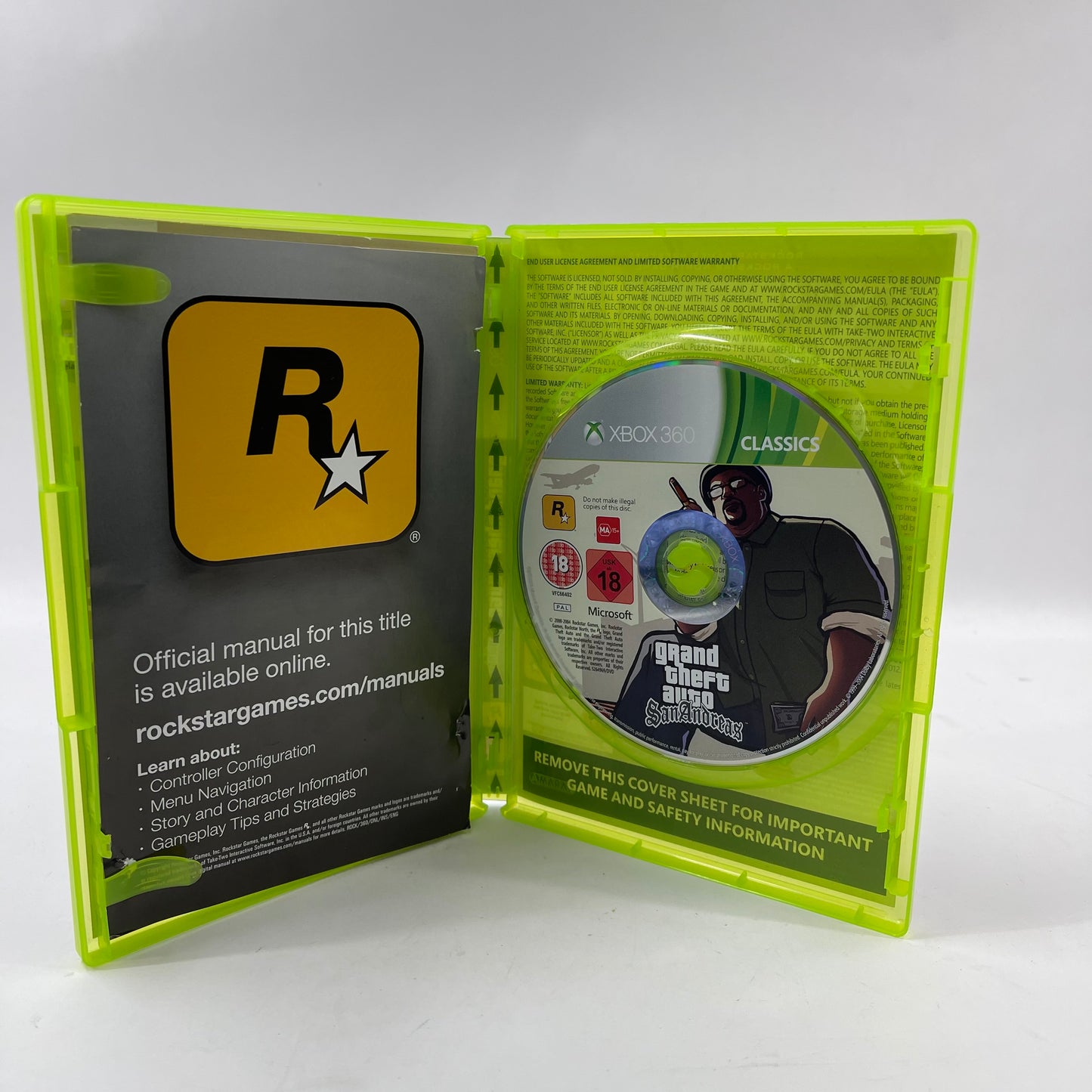 Grand Theft Auto: San Andreas (Microsoft Xbox 360, 2015) PAL