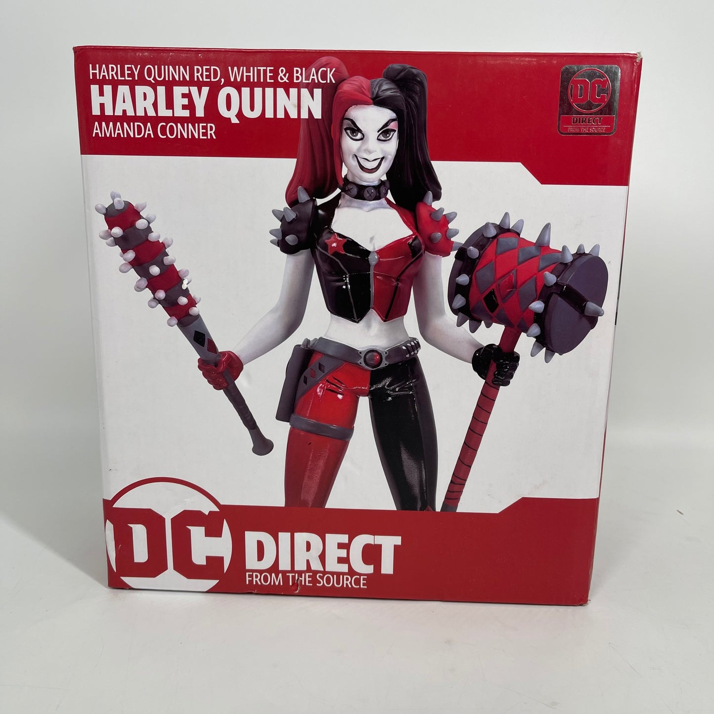 DC Direct Harley Quinn Red White & Black by Amanda Conner Resin Statue