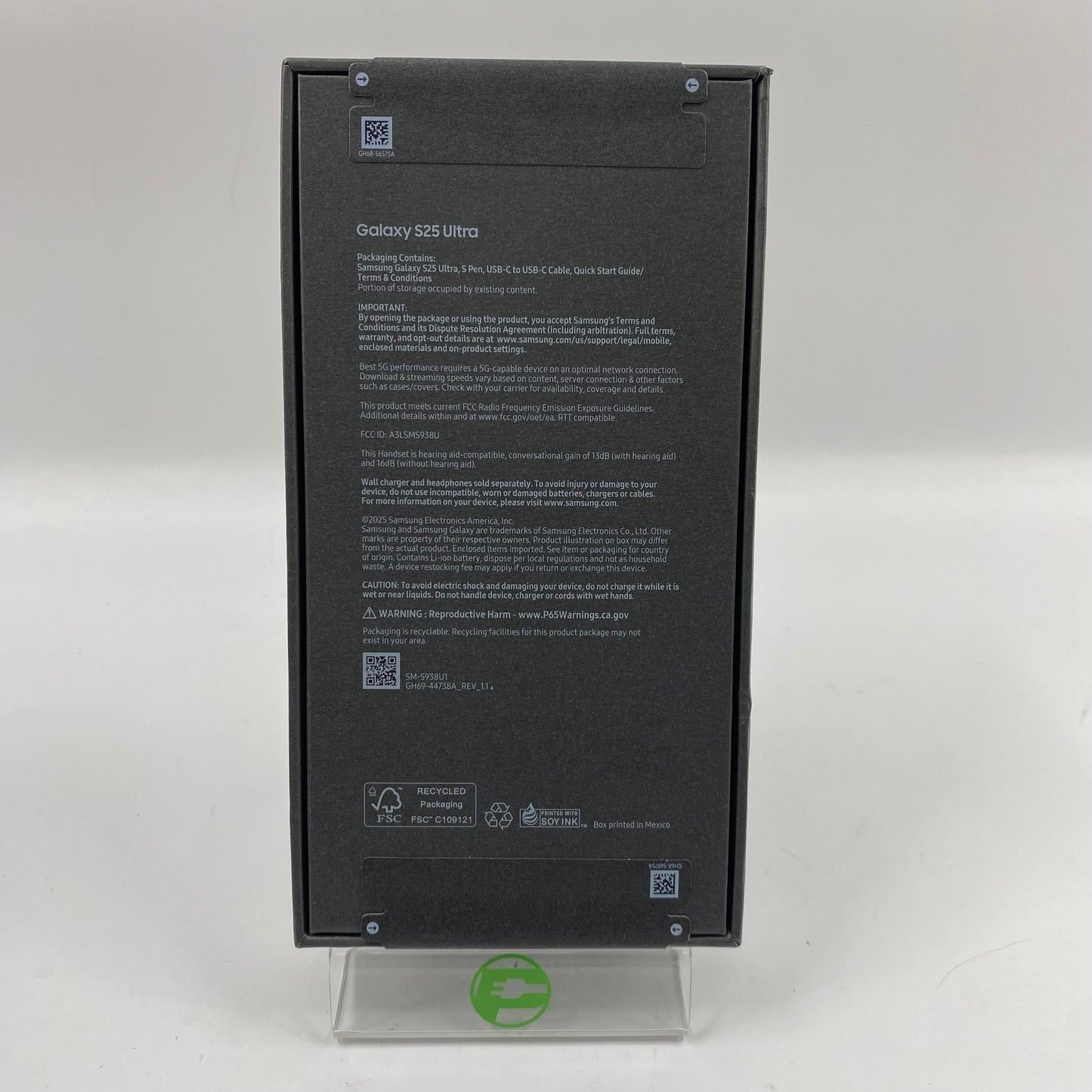 New Unlocked Samsung Galaxy S25 Ultra 12GB RAM 512GB SM-S938U1 Titanium Black