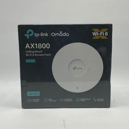 New TP-Link AX1800 Ceiling Mount WiFi 6 Access Point EAP613