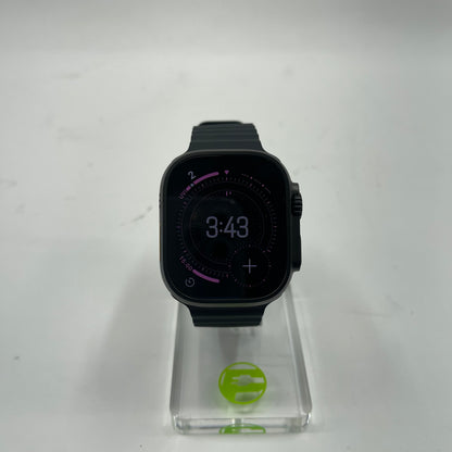 Unlocked Apple Watch Ultra 3 49MM Black Titanium Black Ocean Band MF0J4LW/A