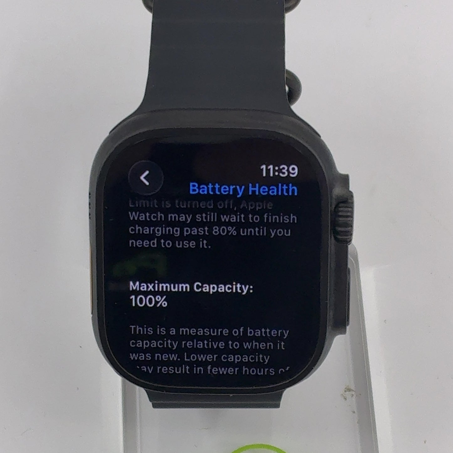 Unlocked Apple Watch Ultra 3 49MM Black Titanium Black Ocean Band MF0J4LW/A