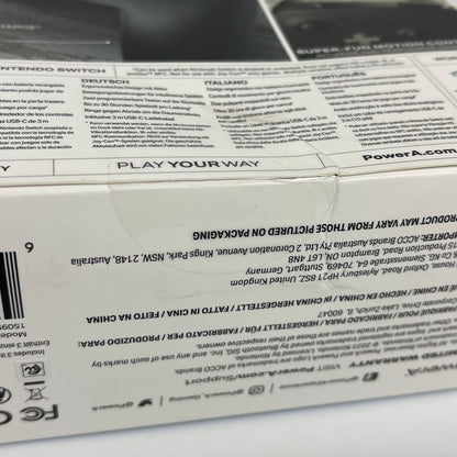 New PowerA Nintendo Enhanced Wireless Controller Black WLC001