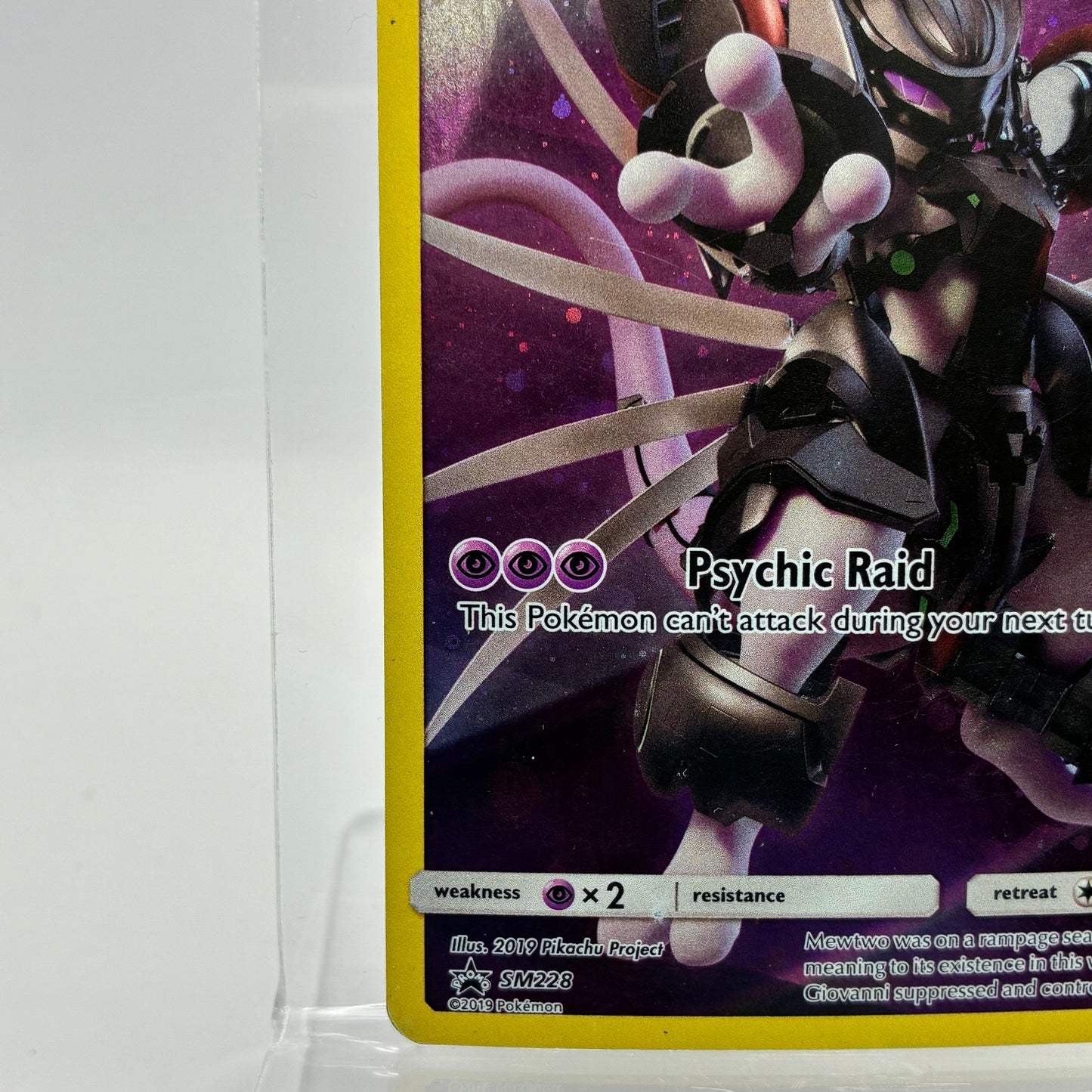 Pokémon TCG Armored Mewtwo #SM228 Pokemon Promo Trading Card SM228