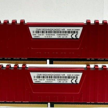 Corsair Vengeance LPX 16GB (2x8GB) RAM DDR4 2400MHz CMK16GX4M2A2400C14R