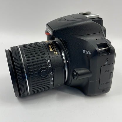 Nikon D3500 24.2MP Digital SLR DSLR Camera 3916 Shutter Count