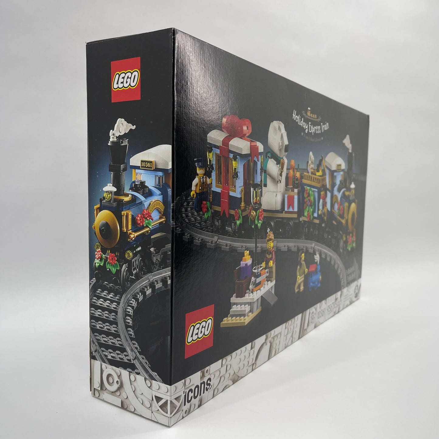 New LEGO Icons Holiday Express Train Building Set 10361