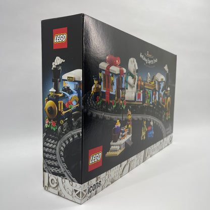 New LEGO Icons Holiday Express Train Building Set 10361