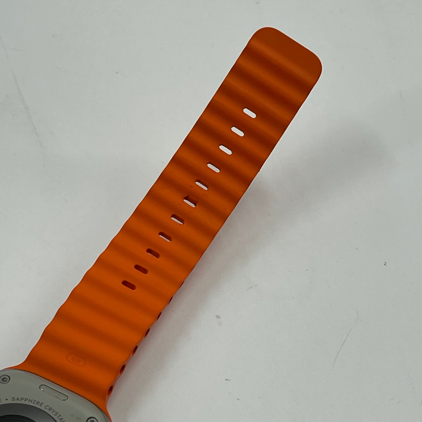 Unlocked Apple Watch Ultra 2 49MM Natural Titanium Orange Ocean Band MREH3LL/A