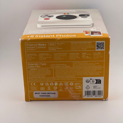 New Polaroid Gen 3 Instant Camera Pebble White PRD006573