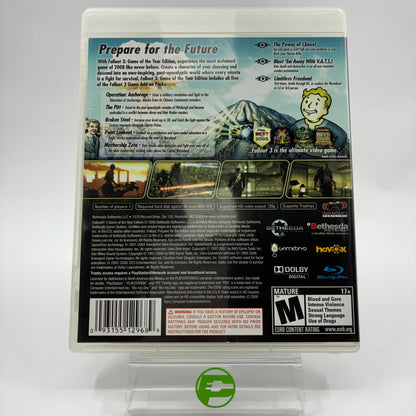 Fallout 3 [Game of the Year] (Sony PlayStation 3 PS3, 2009)