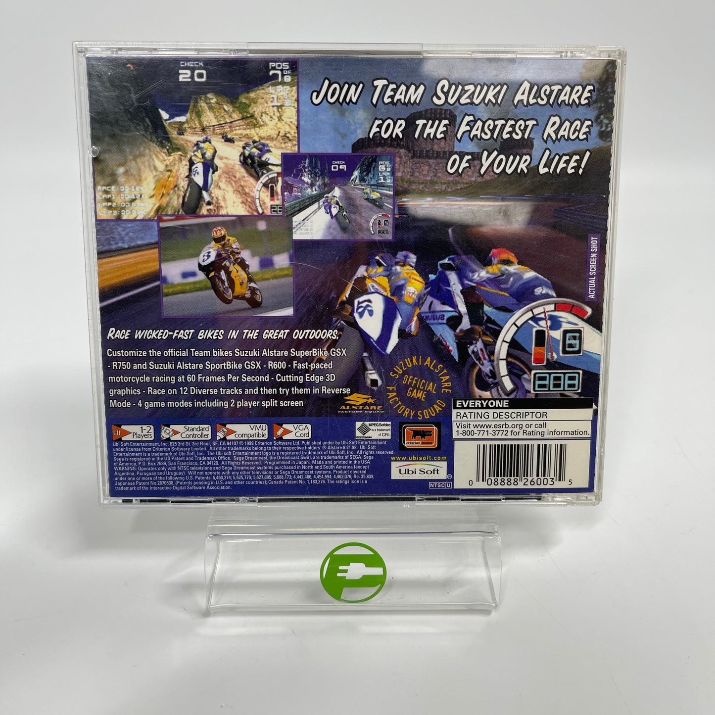 Suzuki Alstare Extreme Racing (Sega Dreamcast, 1999)